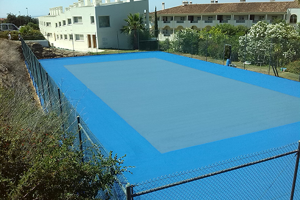 Tennis and netball court at Golf and Sports Resort