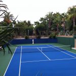 Fantástico campo de ténis duro em Albufeira